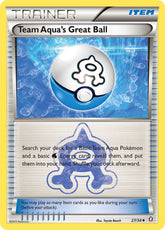 Grande Bola da Equipe Aqua - Pokémon TCG - MoxLand